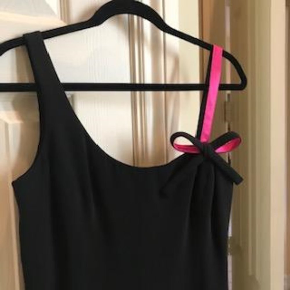 Cocktail dress with Pink satin bow